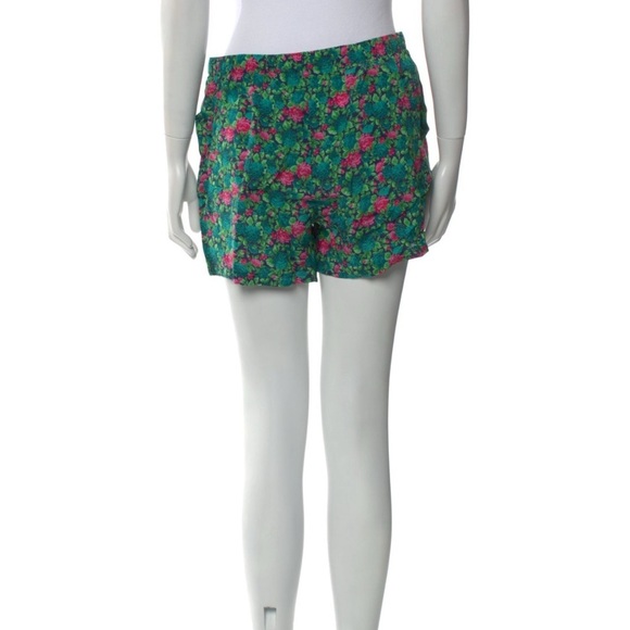 Gucci Floral Green and Pink Women's Shorts - Picture 3 of 3